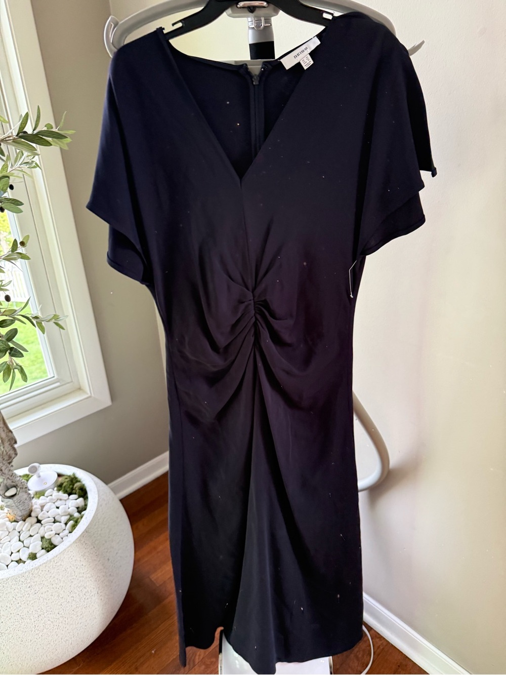 Reiss Rowe Dolman Sleeve Jersey Midi Dress - Picture 4 of 10